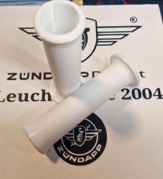 Zündapp R & RS 50 Roller Griffgummis Handschaltung 2 x 561-​17.314 TPU Weiß